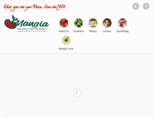 Tablet Screenshot of eatmangiapizza.com